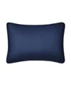 Royal Court Dalton Boudoir Decorative Pillow, 13" X 19" In Blue