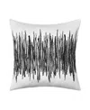Royal Court Dalton Monochromatic Decorative Pillow, 18" X 18" In Black