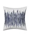 Royal Court Dalton Monochromatic Decorative Pillow, 18" X 18" In Blue