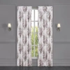 Royal Court Estelle Rod Pocket Light-filtering Set Of 2 Curtain Panel In Neutral