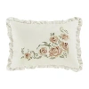 Royal Court Estelle Square Throw Pillow In Orange