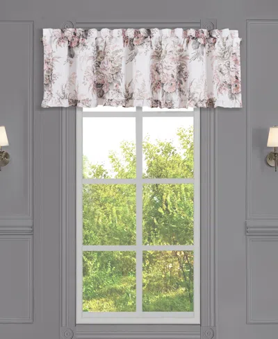 Royal Court Estelle Straight Window Valance, 17" X 72" In Blush