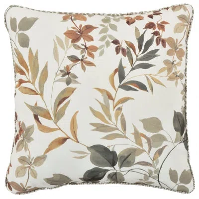 Royal Court Evergreen 16" Square Decorative Throw Pillow In Sage