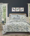 Royal Court Evergreen Botanical Leaf 3-pc. Quilt Set, Twin/twin Xl