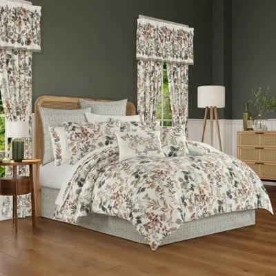 Royal Court Evergreen Comforter Set In Sage