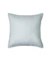 Royal Court Evergreen Quilted Square Decorative Pillow, 16" X 16"