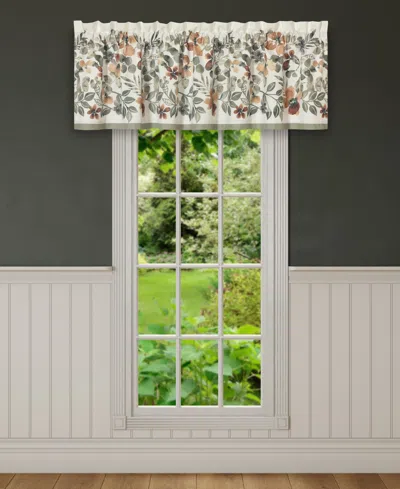 Royal Court Evergreen Window Straight Valance In Sage