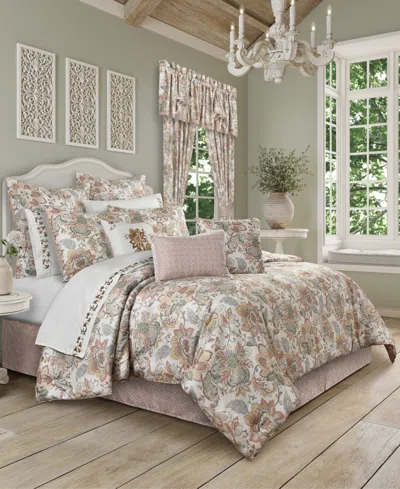 Royal Court Janessa Jacobean 4-pc. Comforter Set, Full In Brown