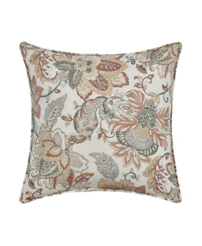 Royal Court Janessa Square Decorative Pillow, 16" X 16" In Brown