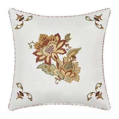 Royal Court Janessa Square Throw Pillow In Orange