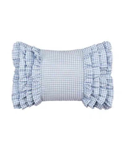 Royal Court Kourtney Boudoir Decorative Pillow, 13" X 19" In Blue