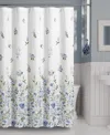 Royal Court Kourtney Shower Curtain, 72" X 70" In Blue