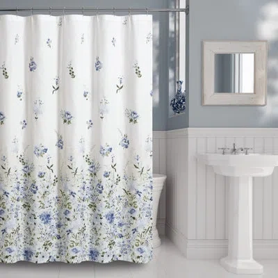 Royal Court Kourtney Shower Curtain Blue