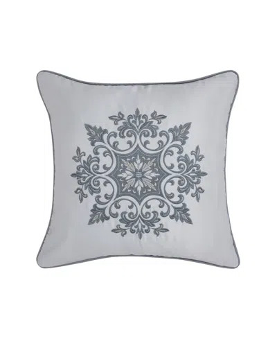 ROYAL COURT LISBON EMBELLISHED DECORATIVE PILLOW, 18" X 18"