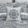 Royal Court Lisbon Square Throw Pillow In Blue
