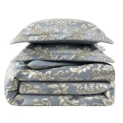 Royal Court Lorenzo Comforter Set In Blue