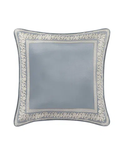 Royal Court Lorenzo Square Decorative Pillow, 18" X 18" In Blue