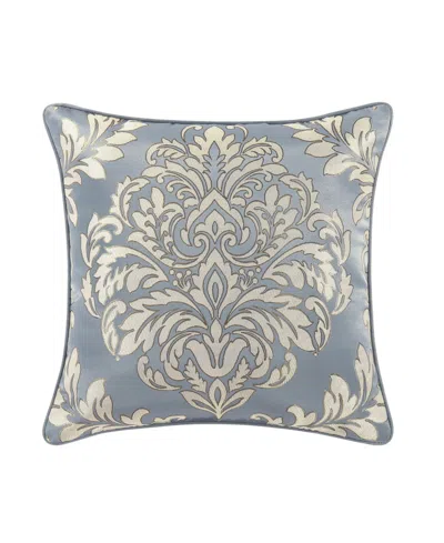 Royal Court Lorenzo Square Decorative Pillow, 20" X 20" In Blue