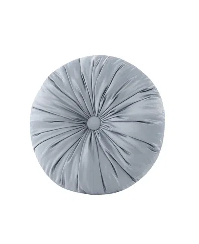 Royal Court Lorenzo Tufted Decorative Pillow, 15" Round In Blue