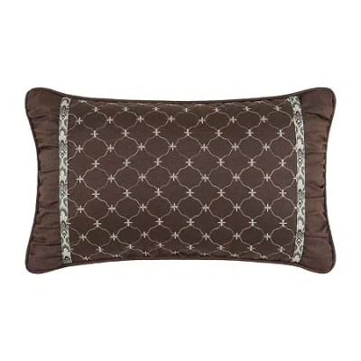 Royal Court Maren Rectangular Throw Pillow In Brown