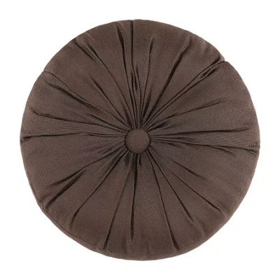 Royal Court Maren Round Throw Pillow In Brown