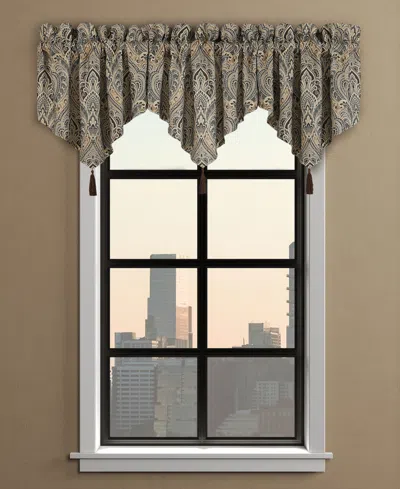 Royal Court Maren Window Ascot Valance, 41" X 20" In Brown