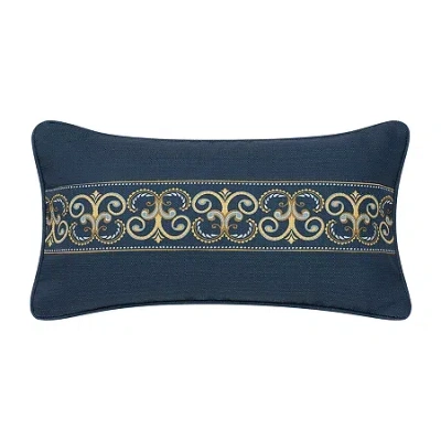Royal Court Messina Rectangular Throw Pillow In Blue