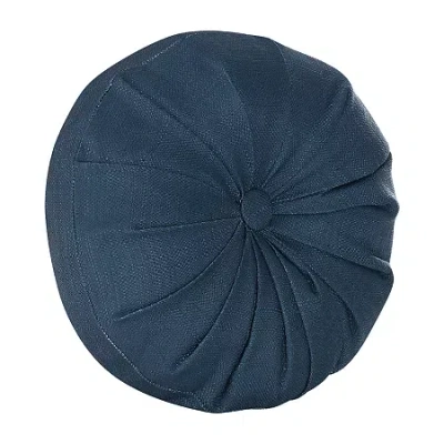 Royal Court Messina Round Throw Pillow In Blue