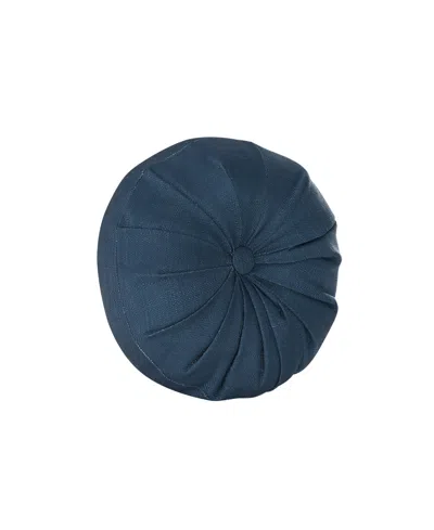 Royal Court Messina Tufted Decorative Pillow, 15" Round In Blue