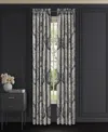 Royal Court Messina Window Panel Pair, 50" X 84" In Gray