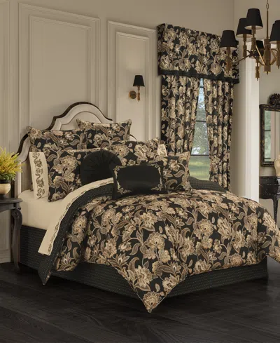 Royal Court Montecito 4-pc. Comforter Set, King/california King In Black