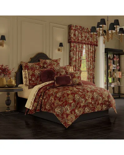 Royal Court Montecito Quilt Set In Red