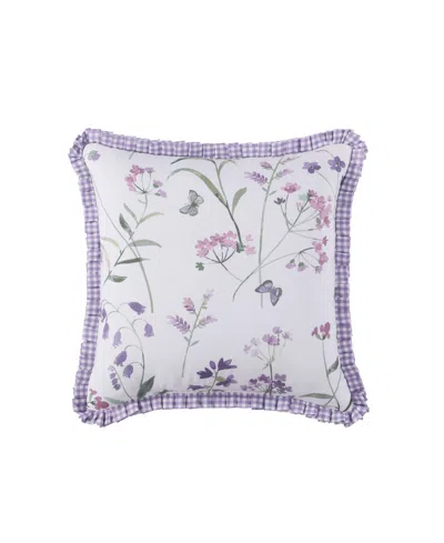 Royal Court Nola Square Decorative Pillow, 18" X 18" In Purple