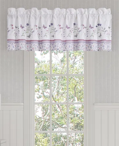 Royal Court Nola Window Straight Valance, 18" X 88" In Purple