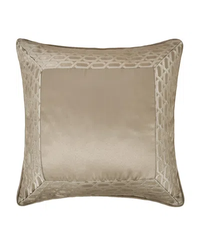 Royal Court Olympus Geometric Decorative Pillow, 18" X 18" In Brown