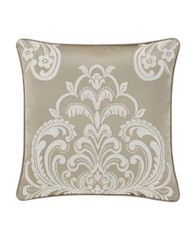 Royal Court Potenza Square Decorative Pillow, 20" X 20" In Sand