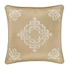 Royal Court Potenza Square Throw Pillow In Yellow
