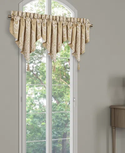 Royal Court Potenza Window Ascot Valance, 40" X 21" In Gold