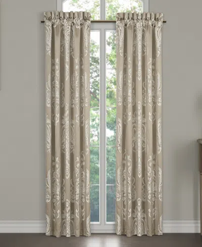 Royal Court Potenza Window Panel Pair, 50" X 84" In Sand