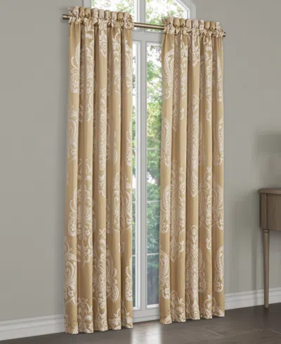 Royal Court Potenza Window Panel Pair, 50" X 84" In Gold