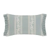 Royal Court Rectangular Throw Pillow In Blue