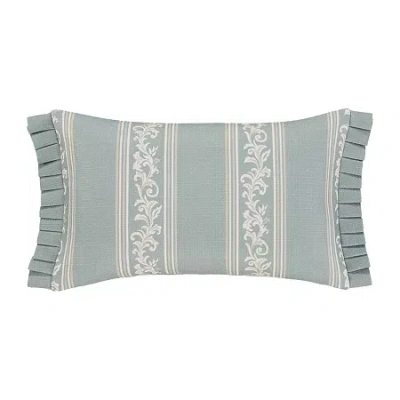 Royal Court Rectangular Throw Pillow In Blue