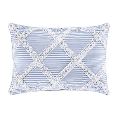 Royal Court Rialto Rectangular Throw Pillow In Blue