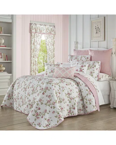 Royal Court Rosemary Quilt Set In Pink