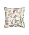 Royal Court Rosewood Evergreen Square Decorative Pillow, 16" X 16"