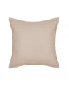 Royal Court Rosewood Quilted Square Decorative Pillow, 16" X 16"