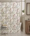 Royal Court Rosewood Shower Curtain, 72" X 70" In Rose
