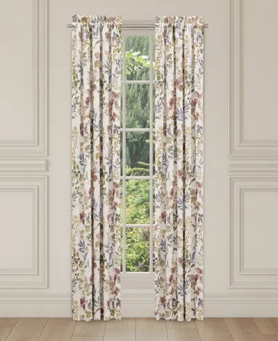 Royal Court Rosewood Window Panel Pair, 41" X 84" In Pink