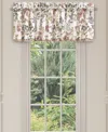 Royal Court Rosewood Window Straight Valance, 17" X 72" In Pattern