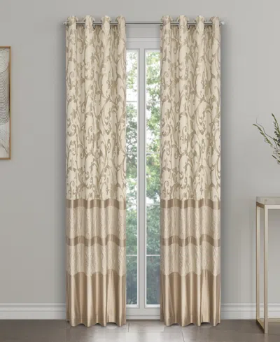 Royal Court Spectra Grommet Panel Pair, 50" X 84" In Brown